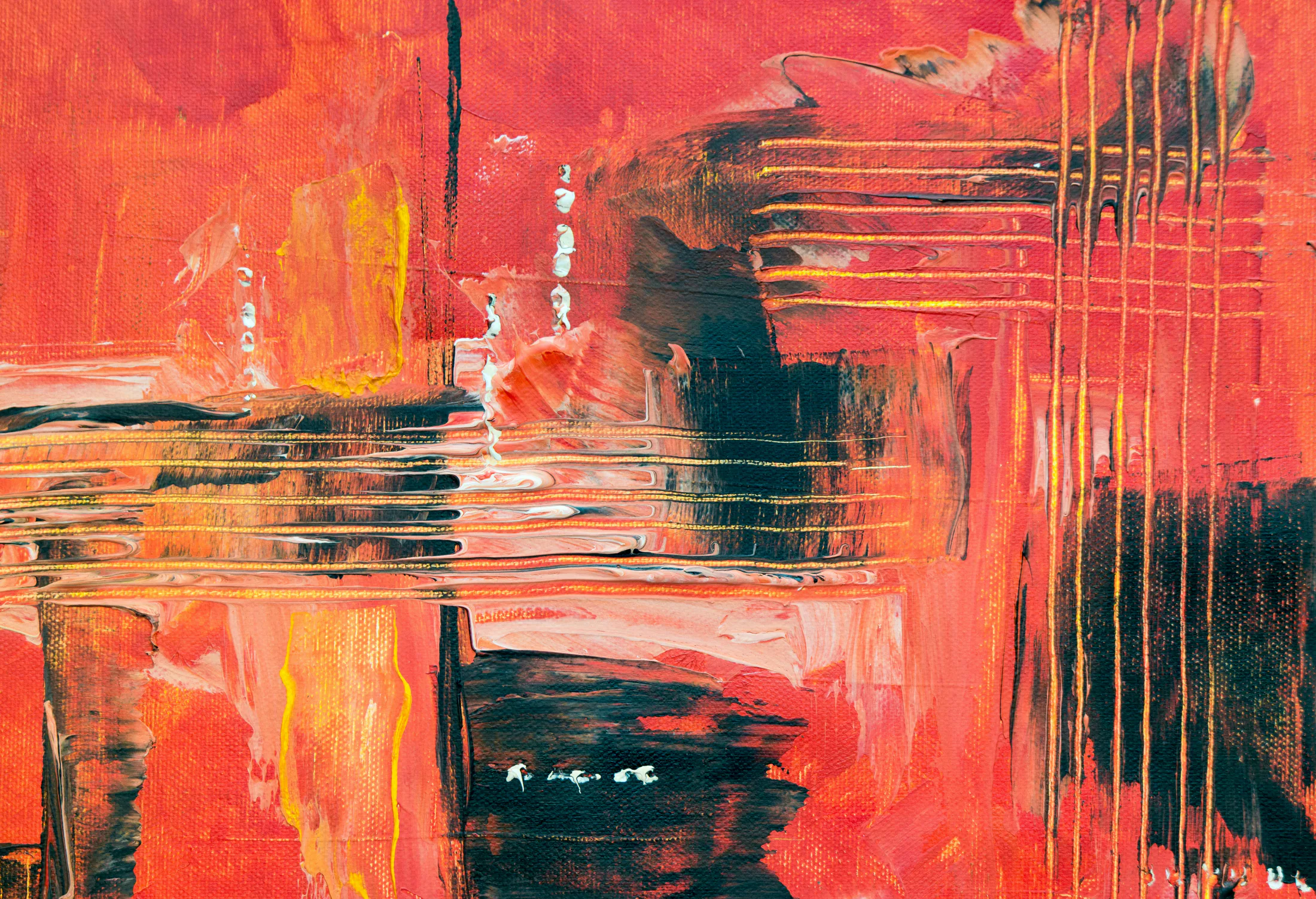 Red and black abstract paint texture for dedicated hot shot services